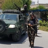 Lực lượng an ninh Afghanistan tại thành phố Jalalabad ngày 28/7. (Ảnh: Reuters)