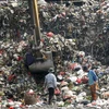  Rác thải nhựa tại Depok, Indonesia. (Nguồn: EPA/TTXVN)