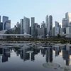 Quang cảnh quận tài chính ở Singapore. (Ảnh: EPA/TTXVN)