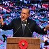 Tổng thống Thổ Nhĩ Kỳ Tayyip Erdogan phát biểu tại Ankara, ngày 3/8. (Ảnh: THX/TTXVN)