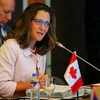  Ngoại trưởng Canada Chrystia Freeland. (Nguồn: AFP/TTXVN)