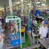  Dây chuyền sản xuất linh kiện ôtô, xe máy tại nhà máy của Công ty TNHH Keihin Việt Nam. (Ảnh: Danh Lam/TTXVN)