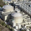 Lò phản ứng 1 và 2 tại nhà máy điện hạt nhân Oi ở Fukui, Nhật Bản. (Nguồn: Kyodo/TTXVN)