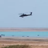 Máy bay trực thăng tấn công Boeing AH-64 Apache do Mỹ chế tạo. (Nguồn: AFP)