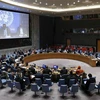 Cuộc họp của Hội đồng Bảo an Liên hợp quốc tại New York, Mỹ ngày 13/9. (Ảnh: THX/TTXVN)