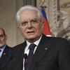 Tổng thống Italy Sergio Mattarella. (Nguồn: AFP/TTXVN)