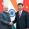 Thủ tướng Ấn Độ Narendra Modi và Chủ tịch Trung Quốc Tập Cận Bình. (Nguồn: news.cn)