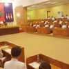Phiên họp đầu tiên của Thượng viện Campuchia khóa IV ngày 23/4 .(Nguồn: TTXVN)