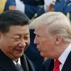 Chủ tịch Trung Quốc Tập Cận Bình và Tổng thống Mỹ Donad Trump. (Nguồn: AP)