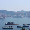 Nhà máy đóng tàu của Daewoo Shipbuilding & Marine Engineering ở Geoje, Hàn Quốc. (Nguồn: Reuters)