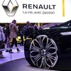 Xe của Hãng Renault trưng bày tại Triển lãm Ôtô Paris, Pháp, ngày 4/10. (Ảnh: AFP/TTXVN)