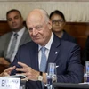 Đặc phái viên LHQ về Syria Staffan de Mistura. (Ảnh: AFP/TTXVN)