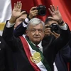 Tân Tổng thống Mexico Andres Manuel Lopez Obrador tại lễ tuyên thệ nhậm chức ở Mexico City ngày 1/12/2018. (Ảnh: AFP/TTXVN)