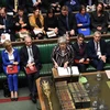 Thủ tướng Anh Theresa May phát biểu trong cuộc họp Hạ viện tại thủ đô London. (Ảnh: AFP/TTXVN)