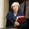 Thủ tướng Anh Theresa May tại thủ đô London ngày 12/12/2018. (Ảnh: THX/TTXVN)