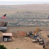 Một căn cứ quân sự Mỹ ở Manbij, Syria ngày 8/5/2018. (Nguồn: Reuters)