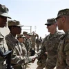 Binh sỹ Mỹ làm nhiệm vụ tại Lashkar Gah, tỉnh Helmand, Afghanistan. (Ảnh: AFP/TTXVN)