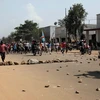 Người biểu tình tuần hành ở Beni ở phía đông Cộng hòa Dân chủ Congo. (Nguồn: AFP/Getty)
