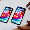 Điện thoại thông minh iPhone Xs Max và iPhone Xs giới thiệu tại Cupertino, California, Mỹ ngày 12/9/2018. (Ảnh: AFP/TTXVN)