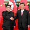 Nhà lãnh đạo Triều Tiên Kim Jong-un và Chủ tịch Trung Quốc Tập Cận Bình. (Nguồn: nationalinterest.org)