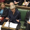 Thủ tướng Anh Theresa May phát biểu tại cuộc họp Hạ viện ở London ngày 12/12/2018. (Ảnh: AFP/TTXVN)