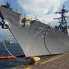 Tàu khu trục USS Donald Cook của Hải quân Mỹ. (Nguồn: AFP/TTXVN)