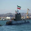 Tàu ngầm Iran. (Nguồn: Twitter)