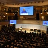 Chủ tịch MSC Wolfgang Ischinger phát biểu tại Hội nghị An ninh Munich. (Ảnh: AFP/TTXVN)