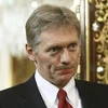Người phát ngôn Điện Kremlin Dmitry Peskov trong cuộc họp tại thủ đô Moskva. (Ảnh: AFP/TTXVN) 