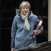 Thủ tướng Anh Theresa May tại thủ đô London ngày 20/3/2019. (Ảnh: THX/TTXVN) 