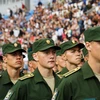 Các học viên trong lễ tốt nghiệp tại Học viện quân sự-vũ trụ Mozhaysky ở St. Petersburg, Nga. (Nguồn: thedefensepost.com)