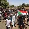 Người biểu tình tập trung tại Khartoum, Sudan, ngày 7/4/2019. (Ảnh: AFP/TTXVN) 