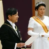 Tân Nhật hoàng Naruhito và Hoàng hậu Masako. (Nguồn: AFP/TTXVN)