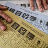 Phiếu bầu trong cuộc bầu cử Thị trưởng Istanbul, Thổ Nhĩ Kỳ ngày 31/3/2019. (Ảnh: AFP/TTXVN)
