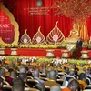 Phó Thủ tướng Thường trực Chính phủ Trương Hòa Bình phát biểu, chúc mừng thành công Đại lễ Vesak 2019. (Ảnh: Dương Giang/TTXVN)