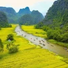 Quần thể danh thắng Tràng An là Di sản văn hóa và thiên nhiên thế giới, di sản hỗn hợp đầu tiên của Việt Nam và Đông Nam Á. (Ảnh: Minh Đức/TTXVN)
