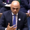 Bộ trưởng Nội vụ Anh Sajid Javid. (Ảnh: AFP/ TTXVN)