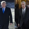 Tổng thống Mỹ Donald Trump (trái) và Công tố viên đặc biệt Robert Mueller. (Ảnh: AFP/TTXVN)
