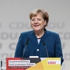 Thủ tướng Đức Angela Merkel tại cuộc họp báo ở Hamburg, Đức, ngày 7/12/2018. (Ảnh: THX/TTXVN)