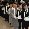 Hàn Quốc hồi hương hơn 70 bộ hài cốt lao động cưỡng bức từ Nhật Bản về nước. (Ảnh: YONHAP/TTXVN)