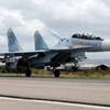 Tiêm kích Su-35 của Nga. (Ảnh: AFP/TTXVN)