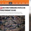 [Video] Pháp lãng phí 1,6 triệu USD mỗi năm cho nhân viên ngồi chơi