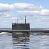 Tàu ngầm phi hạt nhân Piranha P-750B của Nga được trang bị tên lửa hành trình Kalibr. (Nguồn: urdupoint.com)