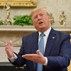 Tổng thống Mỹ Donald Trump phát biểu tại một cuộc họp ở Washington, DC. (Ảnh: AFP/TTXVN)