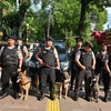 Cảnh sát Indonesia được triển khai tại Jakarta ngày 21/5/2019. (Ảnh: AFP/ TTXVN)