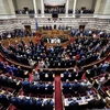 Các nghị sỹ tham dự lễ tuyên thệ nhậm chức tại Quốc hội Hy Lạp ở thủ đô Athens ngày 17/7/2019. (Ảnh: AFP/TTXVN)