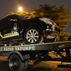 Chiếc xe cảnh sát giả được sử dụng trong vụ cướp 770kg vàng ở Sao Paulo, Brazil. (Ảnh: AP)
