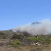 Cháy rừng trên đảo Elafonisos, Hy Lạp. (Nguồn: ekathimerini.com)