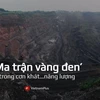 Tác phẩm “Ma trận vàng đen trong cơn khát năng lượng” của báo điện tử Vietnamplus được thể hiện công phu, gây ấn tượng với Ban tổ chức Giải