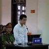 Bị cáo Lê Văn Hoài trong phiên tòa sơ thẩm. (Ảnh: Thanh Thủy/TTXVN)